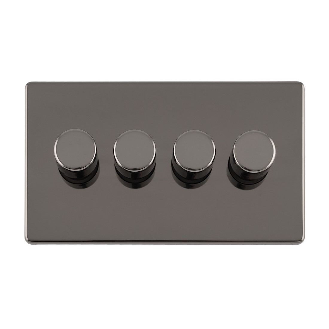 Black 4 Gang Dimmer Switches