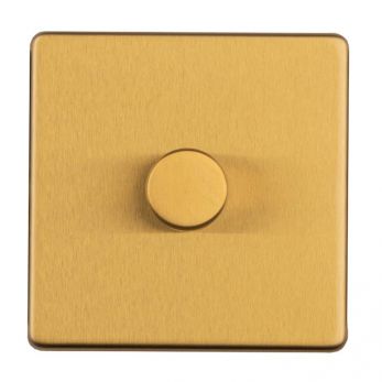 Brass Single Dimmer Switches