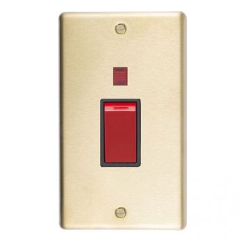 Eurolite SB45ASWNB Metal Satin Brass Cooker Switch