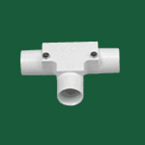 White PVC Inspection Tee 20mm, Finish: Gloss, Material: PVC