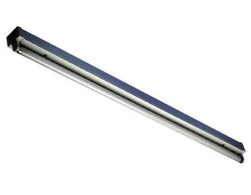 Single 6' Fluorescent Batten Fitting, 1 x 70W Lamp, 4000K, 60H x 1800L x 82W, White, IP20, G13, Class 1 - Earthed