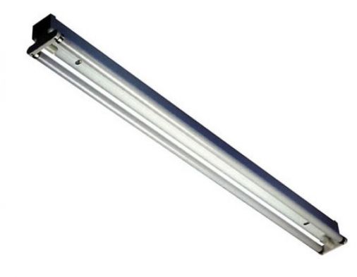 4' White Fluorescent Batten Fitting, 2 x 36W G13 4000K IP20 6332 Lumens