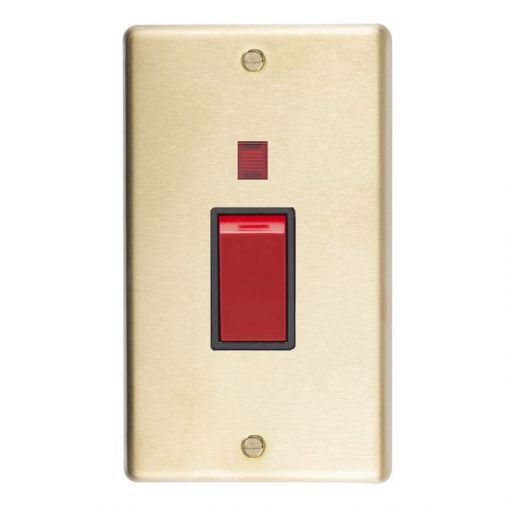 Eurolite SB45ASWNB Metal Satin Brass Cooker Switch