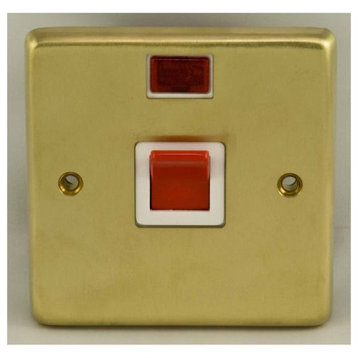 Eurolite SB45ASWNSW Metal Satin Brass Cooker Switch